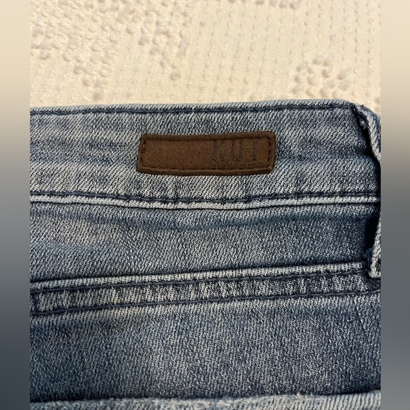 Kut from the Kloth High Rise Boyfriend Shorts with Button Fly, 4, Distressed EUC - Picture 7 of 12
